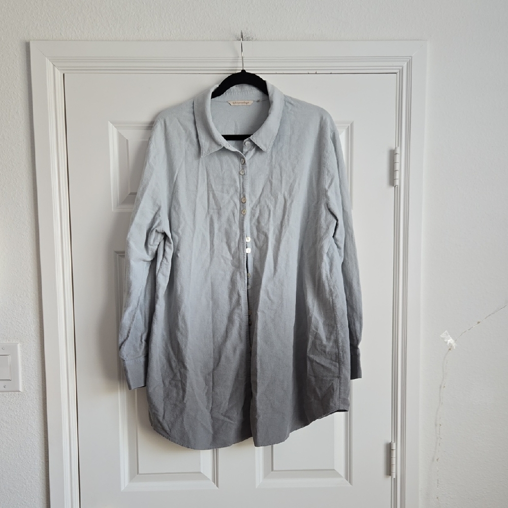 Light Gray Button-Up Shirt
